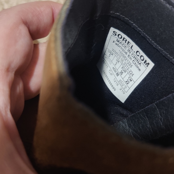 Sorel Emelie Women's Waterproof Side Zip Leather Suede Boots 5 - Picture 7 of 7